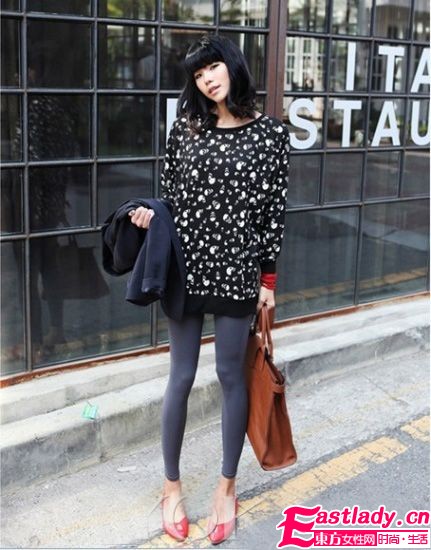 1件單品就選打底褲 輕松享瘦修長腿