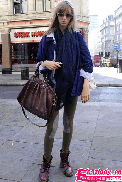 潮人演繹馬丁靴搭配技巧