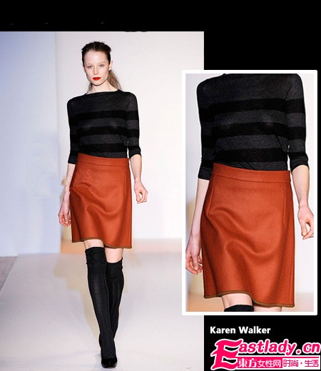 對(duì)話今冬潮流時(shí)尚 毛呢半身裙獨(dú)占鰲頭