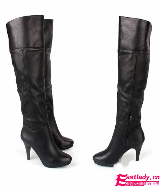 寒冬秀出名媛范 必備過膝長靴顯美腿