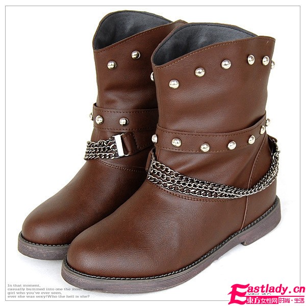 冬季拉風(fēng)朋克靴 時(shí)尚MM最愛穿