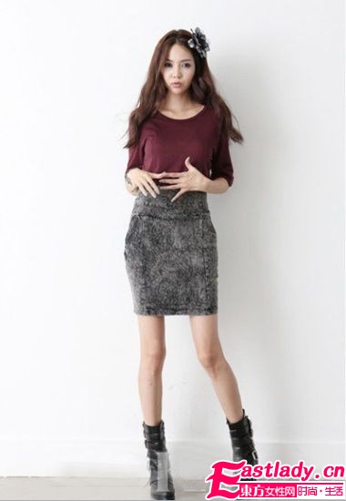 冬季時髦半身裙 消滅寬臀秀纖腰