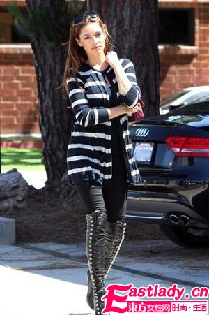 多風(fēng)格長靴受熱寵 歐美女星搭配秀