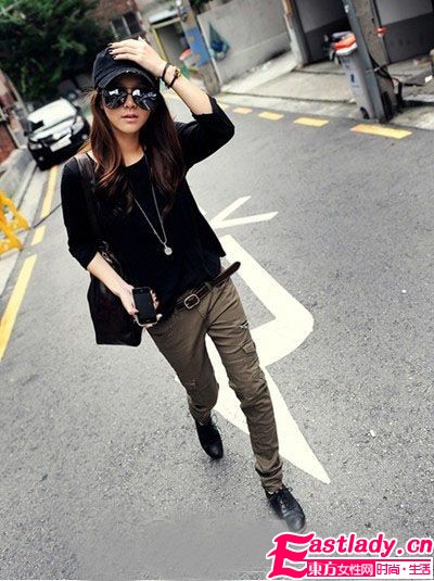 美式休閑潮 窄腳褲穿出時(shí)尚歐美味