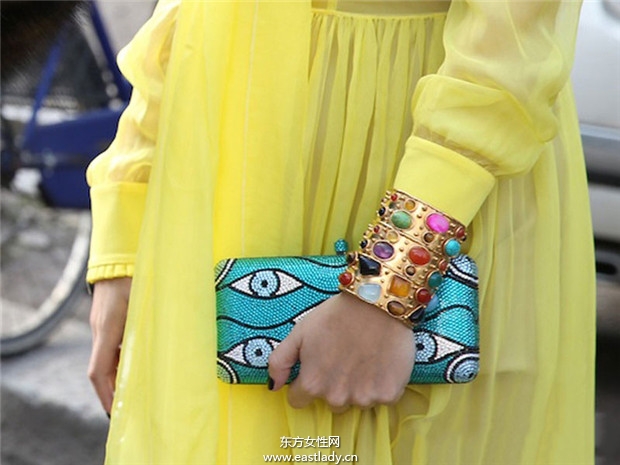 時裝周時尚達人珠寶首飾成點睛之物