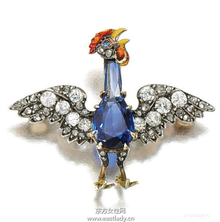 鳥兒胸針奢華大氣