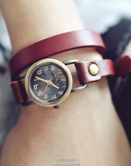 復古時尚手表戴出個性
