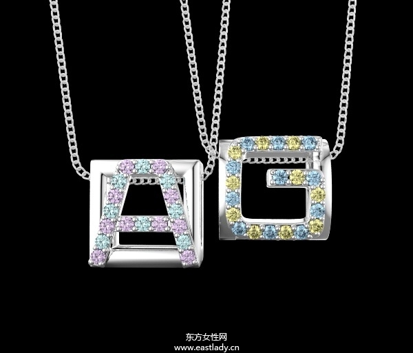 時尚高貴情侶吊墜耀眼而不奢靡