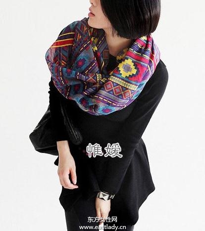 時(shí)尚針織圍巾保溫又可提升人氣