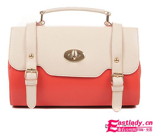 韓版夏季手提撞色包 時(shí)尚達(dá)人首選包包