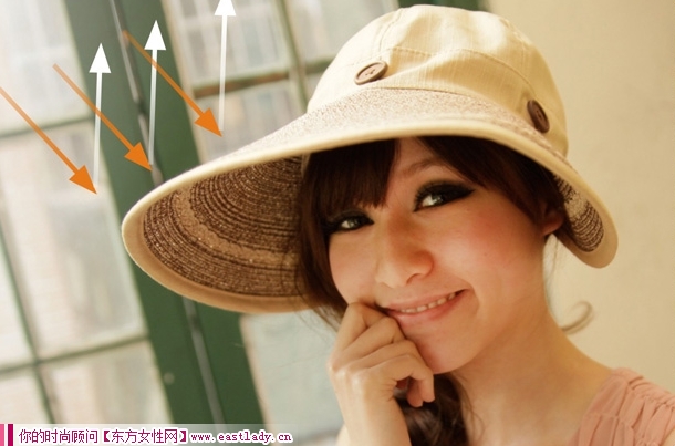 2012新款防曬太陽帽夏日出行必備單品