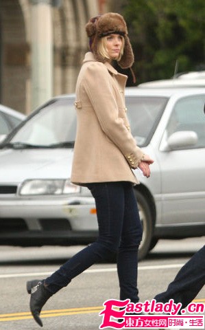 皮草雷鋒帽 夠暖又夠潮