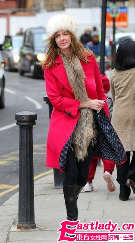 皮草雷鋒帽 夠暖又夠潮