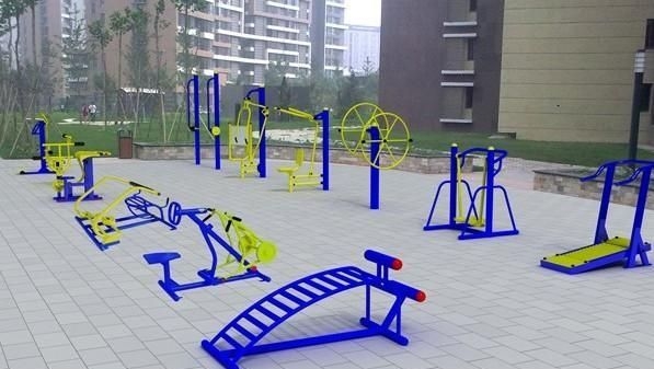 小區(qū)健身器材，起到健身減肥的作用！