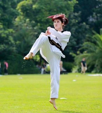 跆拳道運動新興減肥法 塑造魅力完美體形