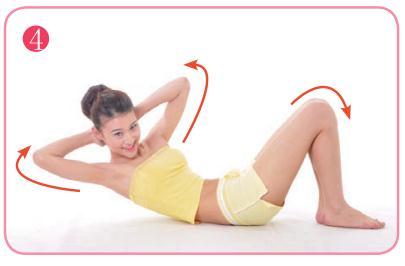 每天20分鐘腹部減肥操 輕松減掉腹部贅肉