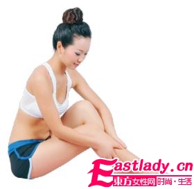腿部按摩法消除大腿惱人脂肪