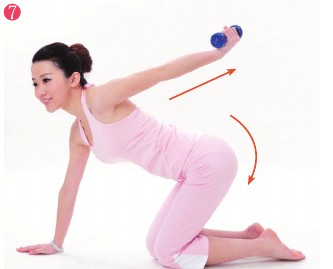 皮筋加啞鈴 緊實幼滑美背