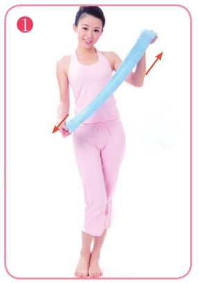 毛巾瘦腰操 拯救水桶腰