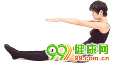 圖解腹部、小腿減肥操