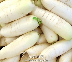 白蘿卜含芥子油具有瘦腿功效