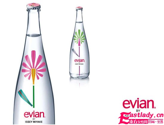 礦泉水瓶也瘋狂 依云與三宅合一合作設(shè)計(jì)推出限量版