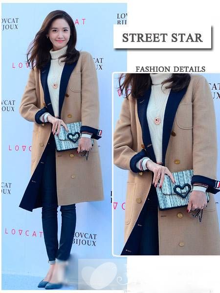 明星服裝大衣搭配技巧 get允兒帶你領(lǐng)略韓潮風(fēng)范