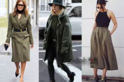軍綠色外套搭配圖片推薦 歐美街頭最常見(jiàn)穿搭法