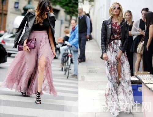 各式各樣的皮衣搭配 這個冬天怎么穿都時髦