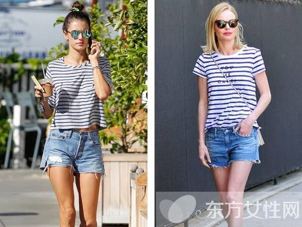 條紋t恤怎么搭配更潮更好看 看看明星們的完美示范