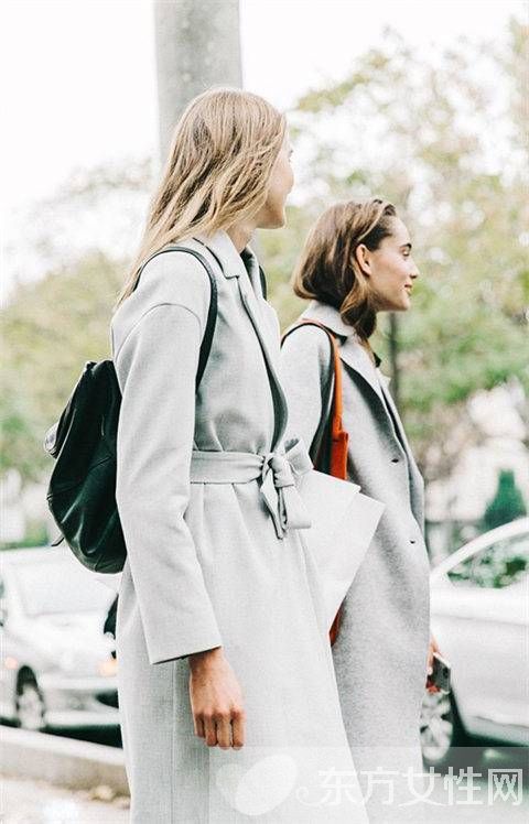 灰色大衣時尚搭配 時髦感不只一點點