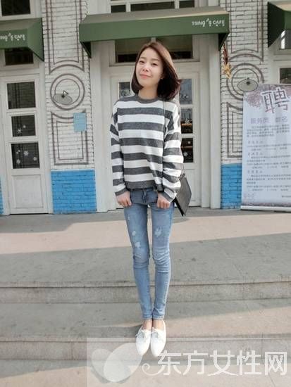 顯瘦必備神器 這樣搭條紋衫時尚又不失個性