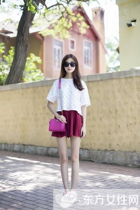 矮個子女生穿衣搭配法 高腰牛仔短褲穿出迷人大長腿