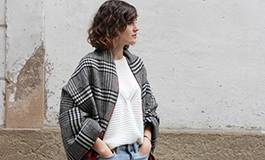 斗篷外套這么搭 讓你盡展女王范