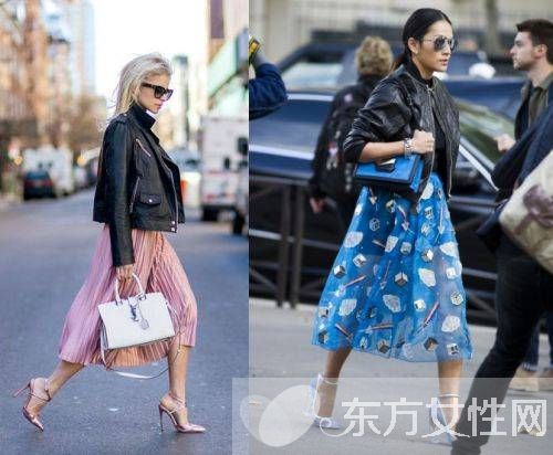 各式各樣的皮衣搭配 這個冬天怎么穿都時髦