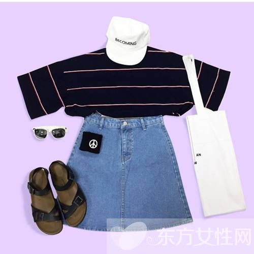 今夏就要這么搭 玩轉(zhuǎn)清新少女學(xué)院風(fēng)