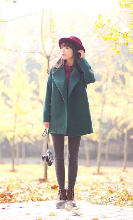 冬季矮個子女生日系搭配經(jīng) 學著這么穿又高又顯瘦