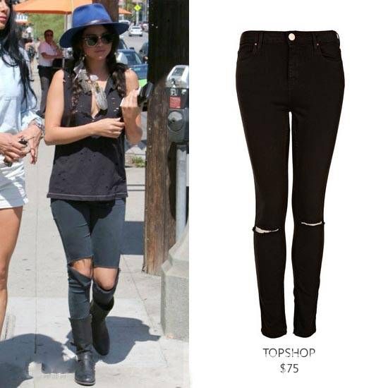 破洞牛仔褲怎么搭配 明星們都是這么穿的哦