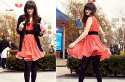 羅馬高跟鞋搭配連衣裙 給你眼前一亮的感覺