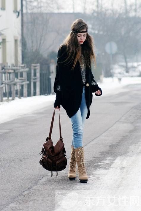 秋冬季歐美時尚穿搭秀 盡顯潮流范兒