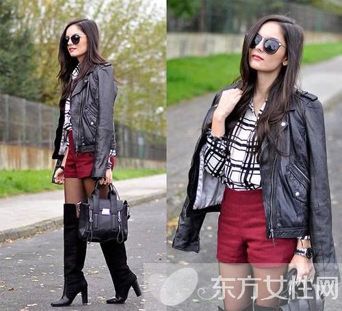 冬季黑色夾克外套搭配 不僅酷帥還魅力十足