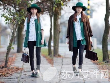 秋冬季歐美時(shí)尚混搭個(gè)性裝扮 這種穿法想不潮都不行