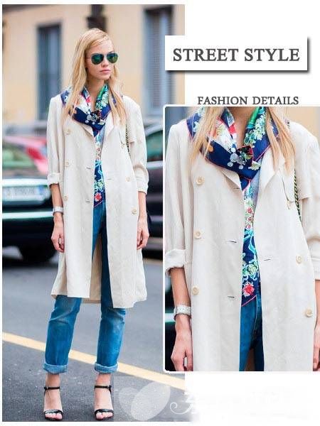 風衣外套怎么穿最好看 歐美街頭最常見的潮流穿法