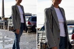 環(huán)球街拍之小西裝系列 秋天這么穿簡直太美了