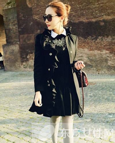 冬天裙子搭配法 外套+裙子清新養(yǎng)眼魅力十足
