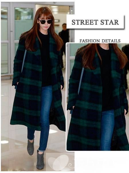 明星服裝大衣搭配技巧 get允兒帶你領(lǐng)略韓潮風(fēng)范