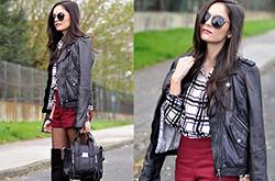 冬季黑色夾克外套搭配 不僅酷帥還魅力十足