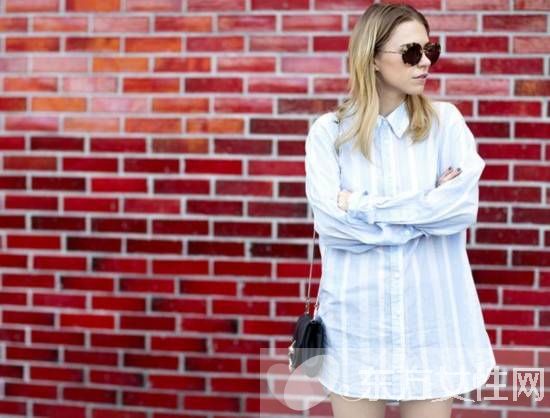 時尚條紋襯衫怎么搭配 休閑甜美風格這么穿就對了