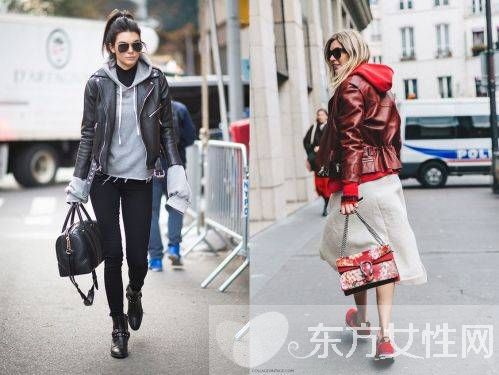 各式各樣的皮衣搭配 這個冬天怎么穿都時髦