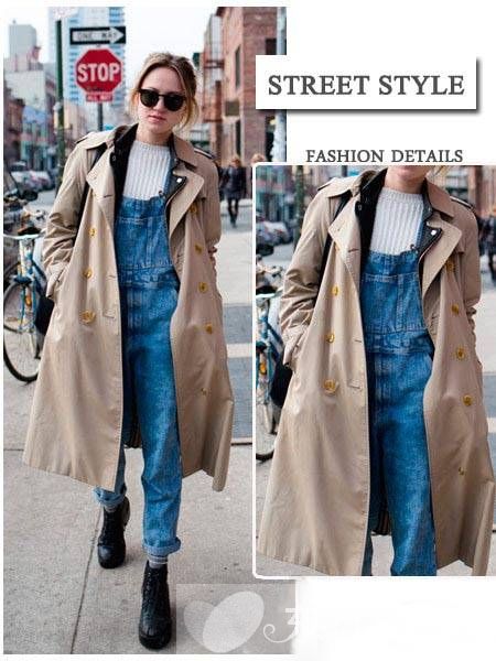 風衣外套怎么穿最好看 歐美街頭最常見的潮流穿法